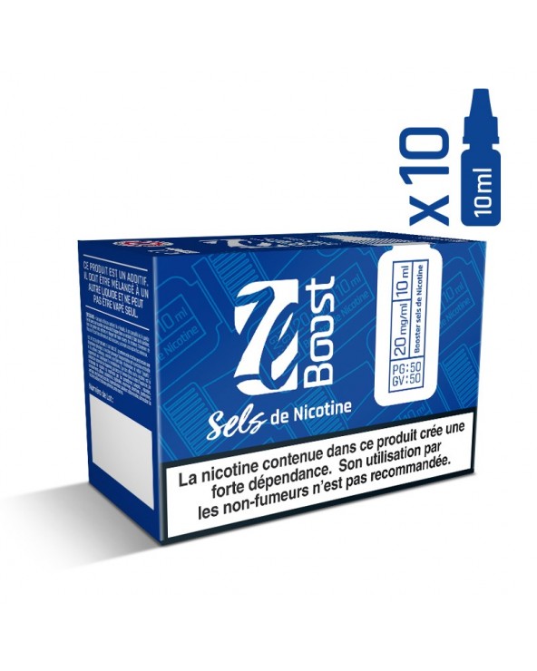Pack X10 BOOSTER Sels de nicotine  20MG/Ml